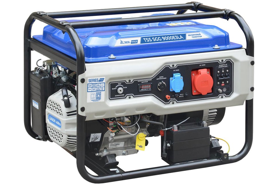 Бензогенератор TSS SGG 9000E3LA в кожухе МК-1.1 