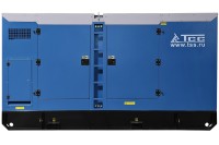 Дизельный генератор ТСС ЭД-200-Т400 с АВР в шумозащитном кожухе на прицепе