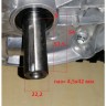 Двигатель бензиновый Loncin LC1P65FE (B type) D22.2 объем 139 куб.см 4 л.с вертикальный вал 22,2 мм ручной запуск